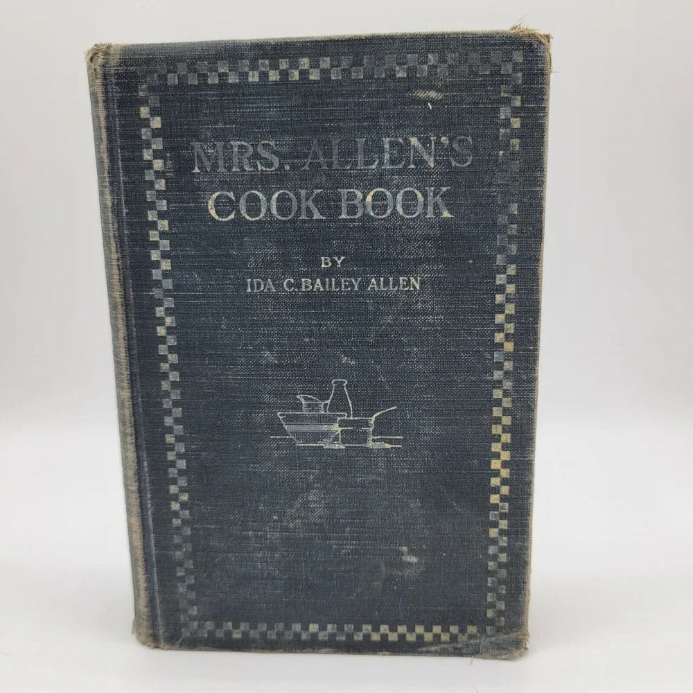 Mrs. Allens Cook Book By Ida C. Bailey Allen 1917 Hardcover Vintage